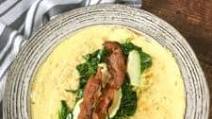 Keto Egg Wraps with Spinach, Avocado, and Bacon Keto Egg Wraps with Spinach, Avocado, and Bacon