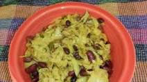 Spiced Indian Cabbage with Beans Spiced Indian Cabbage with Beans