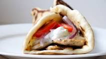 Greek Chicken Pita Wraps Greek Chicken Pita Wraps