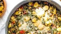 Veggie Gnocchi with Spinach and White Beans Veggie Gnocchi with Spinach and White Beans