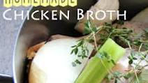 Easy Homemade Chicken Broth Easy Homemade Chicken Broth