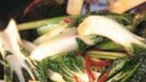 Stir-Fried Chinese Greens with Ginger, Oyster and Soy Sauce Stir-Fried Chinese Greens with Ginger, Oyster and Soy Sauce