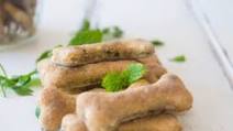 Sweet Potato & Mint Doggie Treats Sweet Potato & Mint Doggie Treats