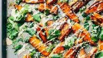 30 Minute Sesame Roasted Sweet Potatoes 30 Minute Sesame Roasted Sweet Potatoes