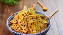 Kurkuri Kamal Kakdi | Crispy Lotus Stem Kurkuri Kamal Kakdi | Crispy Lotus Stem