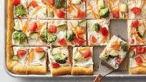 Easy Crescent Veggie Pizza Easy Crescent Veggie Pizza
