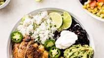 Chicken Burrito Bowls Chicken Burrito Bowls
