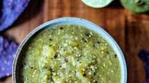 Roasted Tomatillo Salsa Roasted Tomatillo Salsa