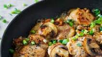 Keto chicken thighs recipe with mushroom sauce Keto chicken thighs recipe with mushroom sauce