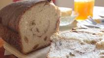 Homemade Cinnamon raisin bread: soft at the center and crusty outside Homemade Cinnamon raisin bread: soft at the center and crusty outside