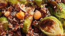 Roasted Brussel Sprout Quinoa Bowl Recipe Roasted Brussel Sprout Quinoa Bowl Recipe