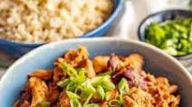 Slow cooker honey garlic chicken Slow cooker honey garlic chicken