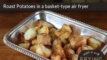 Roast potatoes in a basket air fryer Roast potatoes in a basket air fryer
