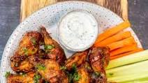 Crispy Baked Buffalo Wings with Baking Powder Crispy Baked Buffalo Wings with Baking Powder
