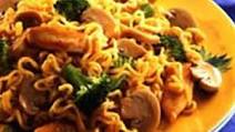 Mushrooms and Chicken with Ramen Noodles Mushrooms and Chicken with Ramen Noodles