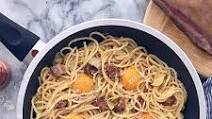 Carbonara With Guanciale, Smoky Pecorino & Parmigiano Carbonara With Guanciale, Smoky Pecorino & Parmigiano