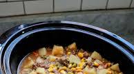 Slow Cooker Ground Beef Stew Slow Cooker Ground Beef Stew