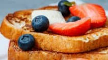 Eggless French Toast Eggless French Toast