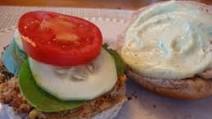 Chickpea Burgers with Ricotta Sauce Chickpea Burgers with Ricotta Sauce