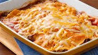 Easy Layered Beef Enchiladas Easy Layered Beef Enchiladas