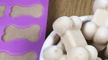 Peanut Butter & Banana Frozen Dog Treats Peanut Butter & Banana Frozen Dog Treats