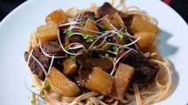 Cantonese braised beef brisket on noodles Cantonese braised beef brisket on noodles