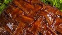 Baked Bacon-Weaved Honey Bourbon-Glazed Meatloaf Baked Bacon-Weaved Honey Bourbon-Glazed Meatloaf