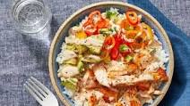 Salmon & Sushi Rice Bowls with Avocado & Spicy Mayo Salmon & Sushi Rice Bowls with Avocado & Spicy Mayo