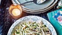 Kohlrabi, cabbage and apple slaw Kohlrabi, cabbage and apple slaw