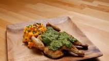 Spatchcocked and Roasted Cornish Game Hen with Green Mojo and Mashed Citrus Sweet Potatoes Spatchcocked and Roasted Cornish Game Hen with Green Mojo and Mashed Citrus Sweet Potatoes