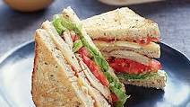 Marinated chicken club sandwich Marinated chicken club sandwich