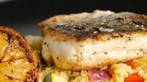 Hake with lemon couscous Hake with lemon couscous
