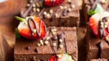 Raw Cacao Cashew Mousse Slice Raw Cacao Cashew Mousse Slice