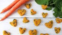 Grain-Free Carrot and Spinach Dog Treats Grain-Free Carrot and Spinach Dog Treats