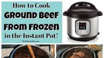 How to Cook Ground Beef from Frozen in the Instant Pot How to Cook Ground Beef from Frozen in the Instant Pot
