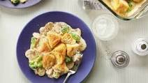 Chicken Alfredo Biscuit Casserole Chicken Alfredo Biscuit Casserole