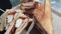 Crispy Chicken Club Sandwich Crispy Chicken Club Sandwich