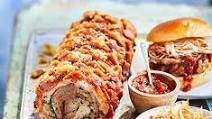 Home hog roast with chilli pig sauce Home hog roast with chilli pig sauce