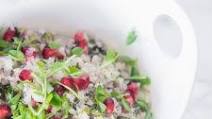 Lebanese Cauliflower Rice with Pomegranate Lebanese Cauliflower Rice with Pomegranate