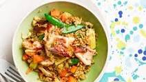 Salmon egg-fried rice Salmon egg-fried rice