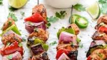 Fajita Chicken Kebabs Fajita Chicken Kebabs