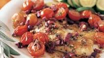 Spicy Sauteed Fish with Olives and Cerry Tomatoes Spicy Sauteed Fish with Olives and Cerry Tomatoes