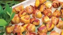 Bacon Wrapped Pineapple Bites Bacon Wrapped Pineapple Bites