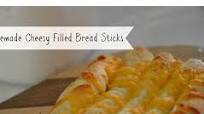 Homemade Cheesy Filled Bread Sticks Homemade Cheesy Filled Bread Sticks