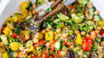 Lemony Chickpea Quinoa Salad Lemony Chickpea Quinoa Salad