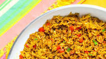 Spicy Turmeric Rice - one versatile side dish! Spicy Turmeric Rice - one versatile side dish!