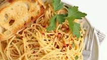 Spaghetti with Olive Oil and Garlic Spaghetti with Olive Oil and Garlic