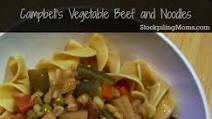 Campbell's Vegetable Beef and Noodles Campbell's Vegetable Beef and Noodles