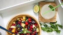 Summer Fruit Salad with Honey Dressing Summer Fruit Salad with Honey Dressing