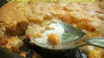 Peach Cobbler in a Cast Iron Skillet Peach Cobbler in a Cast Iron Skillet